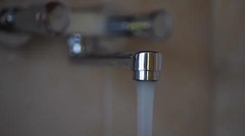 Water tap Stock Footage 34406376