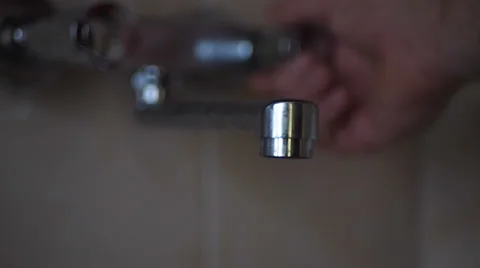Water tap 스톡 동영상 34406550