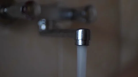 Water tap Video stock 34406602
