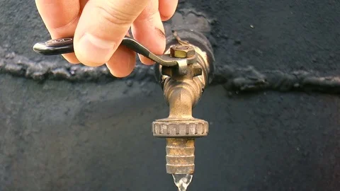 Water tap Stock Footage 78310406