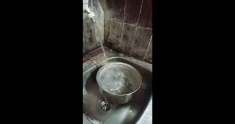 Water from the tap Stock Footage 280296134