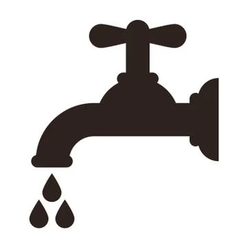 Water tap icon Illustrazione stock