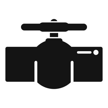 Water tap icon simple vector. Pipe sewer Stock Illustration