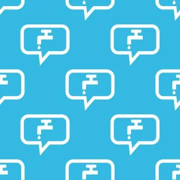 Water tap message pattern Illustrazione stock