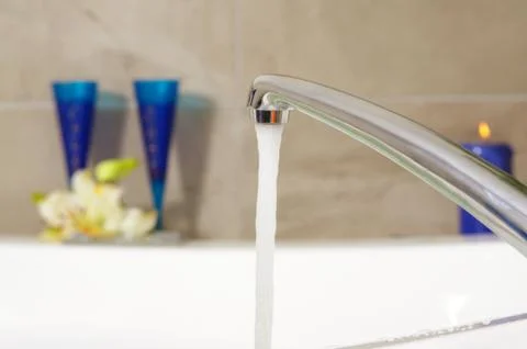 Water tap Foto stock