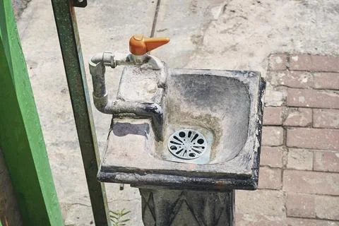 Water tap Foto stock