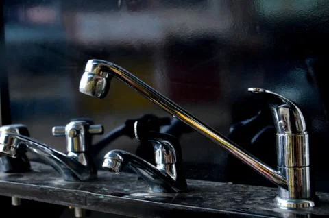 Water taps 스톡 사진