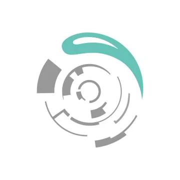 Water technology logo design vector illustration concept Illustrazione stock