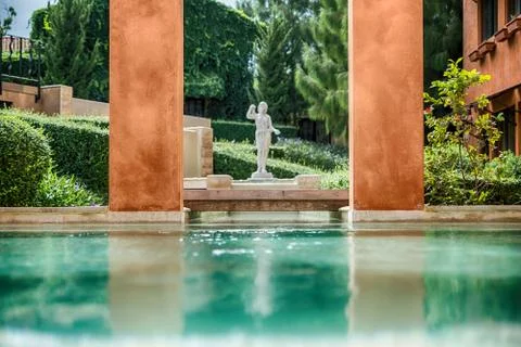 The Water Temple is a stone structure Foto stock