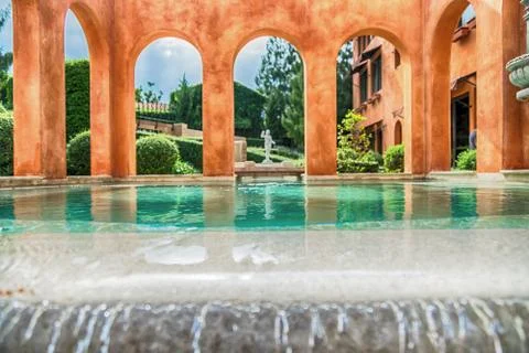 The Water Temple is a stone structure Stock Photos
