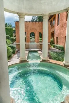 The Water Temple is a stone structure Stock Photos