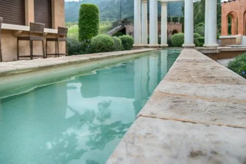 The Water Temple is a stone structure Stock Photos