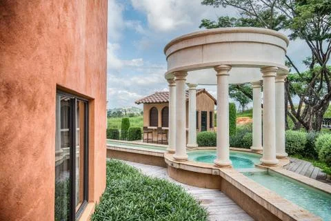 The Water Temple is a stone structure Stock Photos