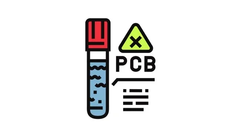 Water testing for pcb contamination Stock Footage 326114871