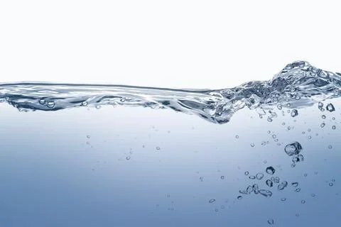 Water texture background, transparent liquid Stockfoto's