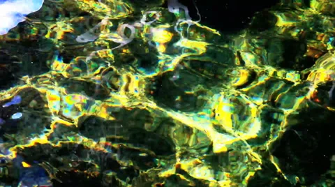 Water texture  colorful Video stock 35143812
