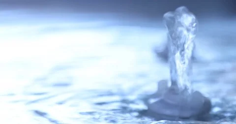 Water texture at the Fountain Stock Footage
