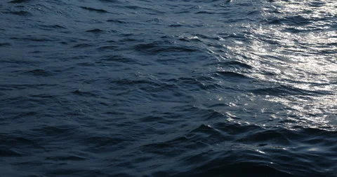 Water Texture in the Moonlight Stock Footage 279890747