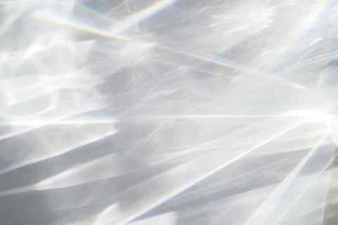 Water texture overlay effect, rays of light  shadow overlay effect with rainb Foto stock