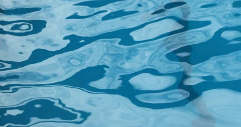Water texture in Swimming pool Video stock 320358129