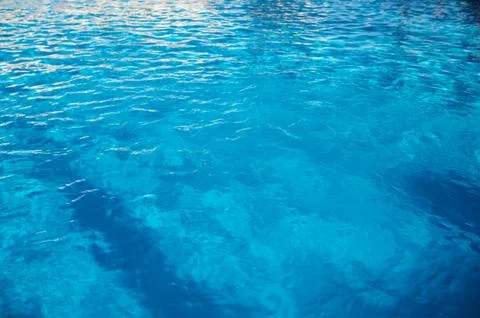 Water texture in a swimming pool pattern background Foto stock