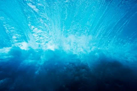 Water texture under water Stock Photos