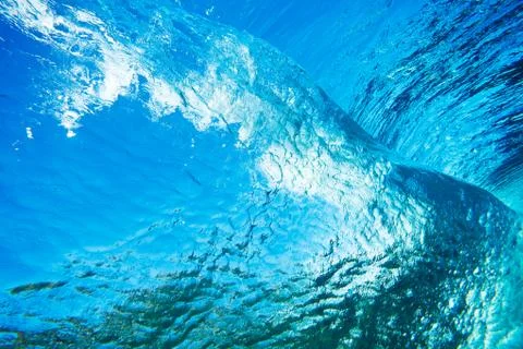 Water texture under water Stock Photos