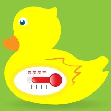 Water thermometer Stock Illustration