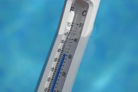 Water thermometer Stock Photos