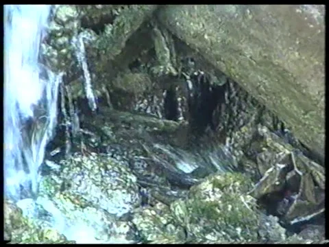Water Through Rocks Stock Footage 344380669