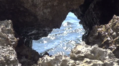 Water through rocks slowmo 02 Stock Footage 40982473