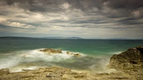 Water time passing Video stock 7974923