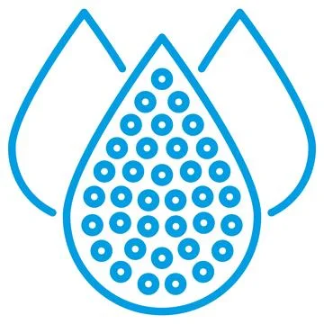Water Total Dissolved Solids TDS icon for measuring water quality イラスト素材