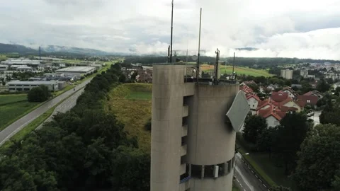 Water tower in Backnang Video stock 157273131