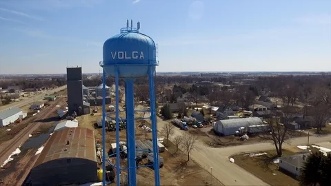 Water Tower Stock Footage 88979695