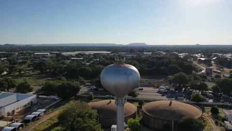 Water tower Stock Footage 163046421