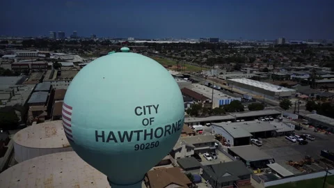 Water Tower Hawthorne Stock Footage 160900087