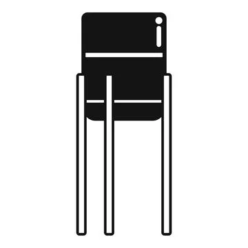 Water tower structure representing storage and utility Stock Illustration