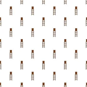 Water towers pattern creating repeating background design Stock Illustration