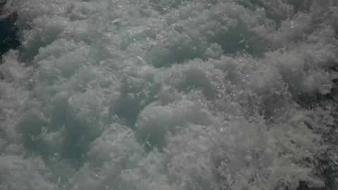 Water Trail Slow Motion Stock Footage 340334402