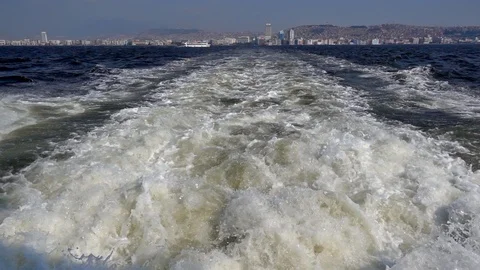 Water Trails Stock Footage 86516542