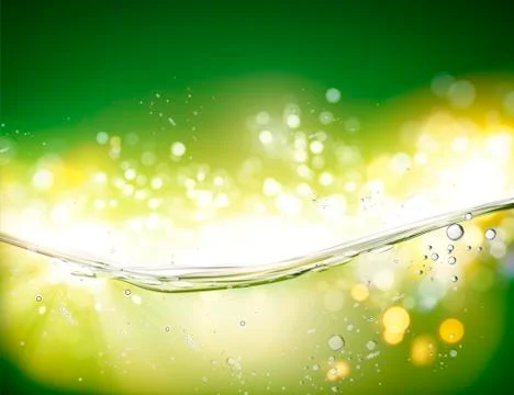 Water transparent surface Stock Illustration