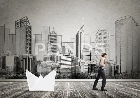 Water transporation concept Stock Photos
