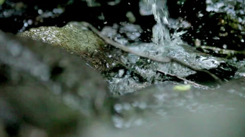 Water Trickle Stock Footage 36052974