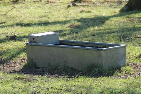 Water Trough. Stock Photos