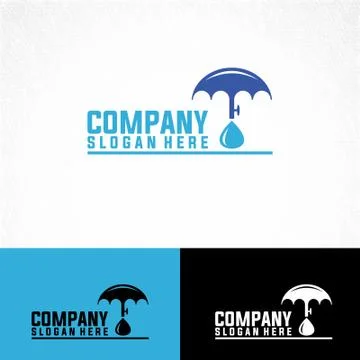 Water umbrela Stock Illustration