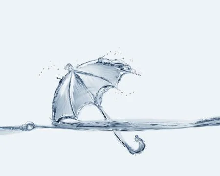 Water Umbrella Stock Illustration