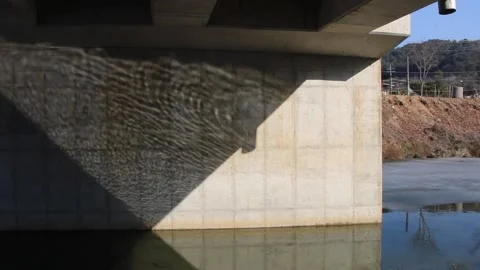 Water under bridge Video stock 170169514