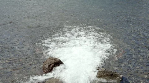 Water under pressure from a pipe Stock-Footage 273952815