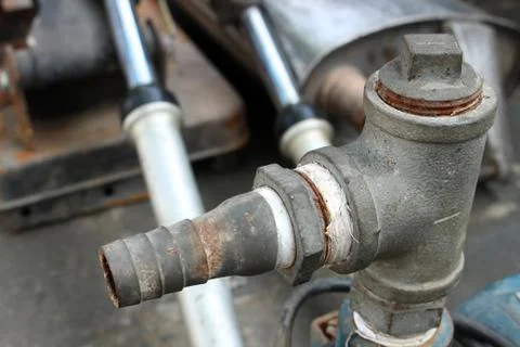 Water valve pipe Stock Photos